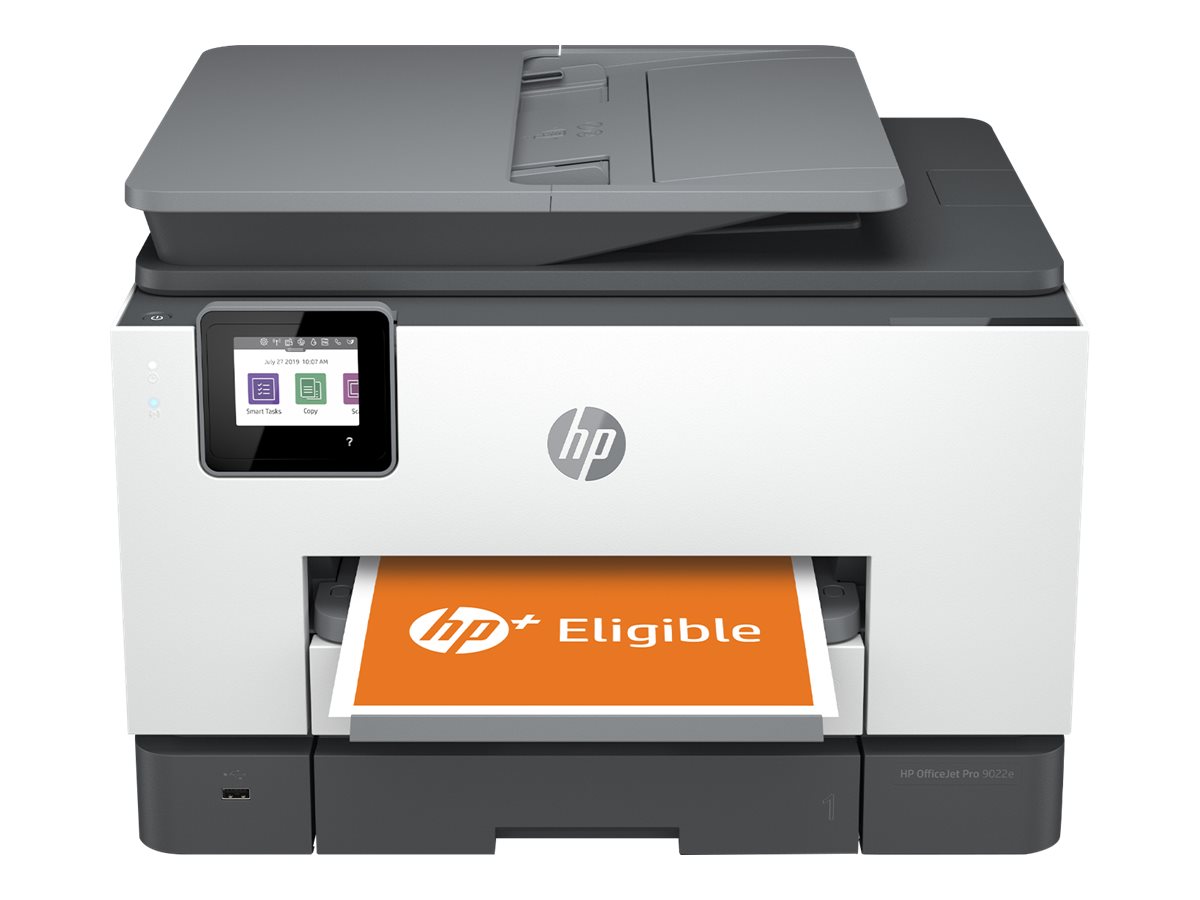 HP Officejet Pro 9022e All-in-One - Multifunktionsdrucker - Farbe - Tintenstrahl - Legal (216 x 356 - (Original) - A4/Legal (Medien) - bis zu 23 Seiten/Min. (Kopieren) - bis zu 24 Seiten/Min. (Drucken) - 250 Blatt - 33.6 Kbps - USB 2.0 - LAN - Wi-Fi(n)…