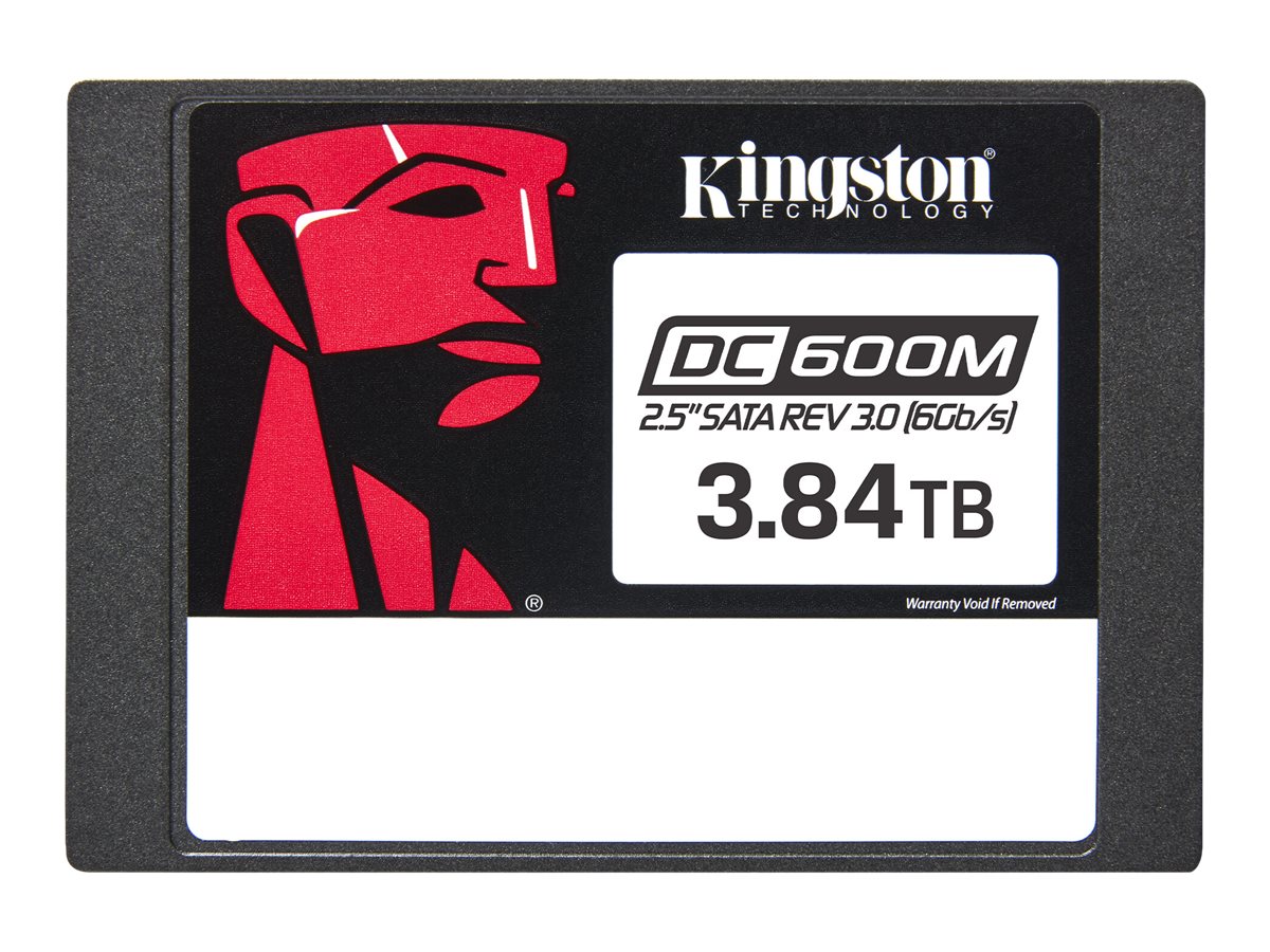Kingston DC600M - SSD - Mixed Use - 3.84 TB - intern - 2.5" (6.4 cm) - SATA 6Gb/s