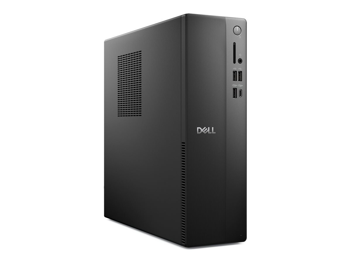 Dell Pro Slim Essential QVS1260 - Schlanker Desktop-PC - Core i3 i3-14100 / 3.5 GHz - RAM 8 GB - SSD 512 GB - NVMe - QLC - Class 25 - UHD Graphics 730 - 1GbE - Bluetooth - Wi-Fi 6 - WLAN: Bluetooth - 802.11a/b/g/n/ac/ax - Win 11 Pro - Monitor: keiner - S…