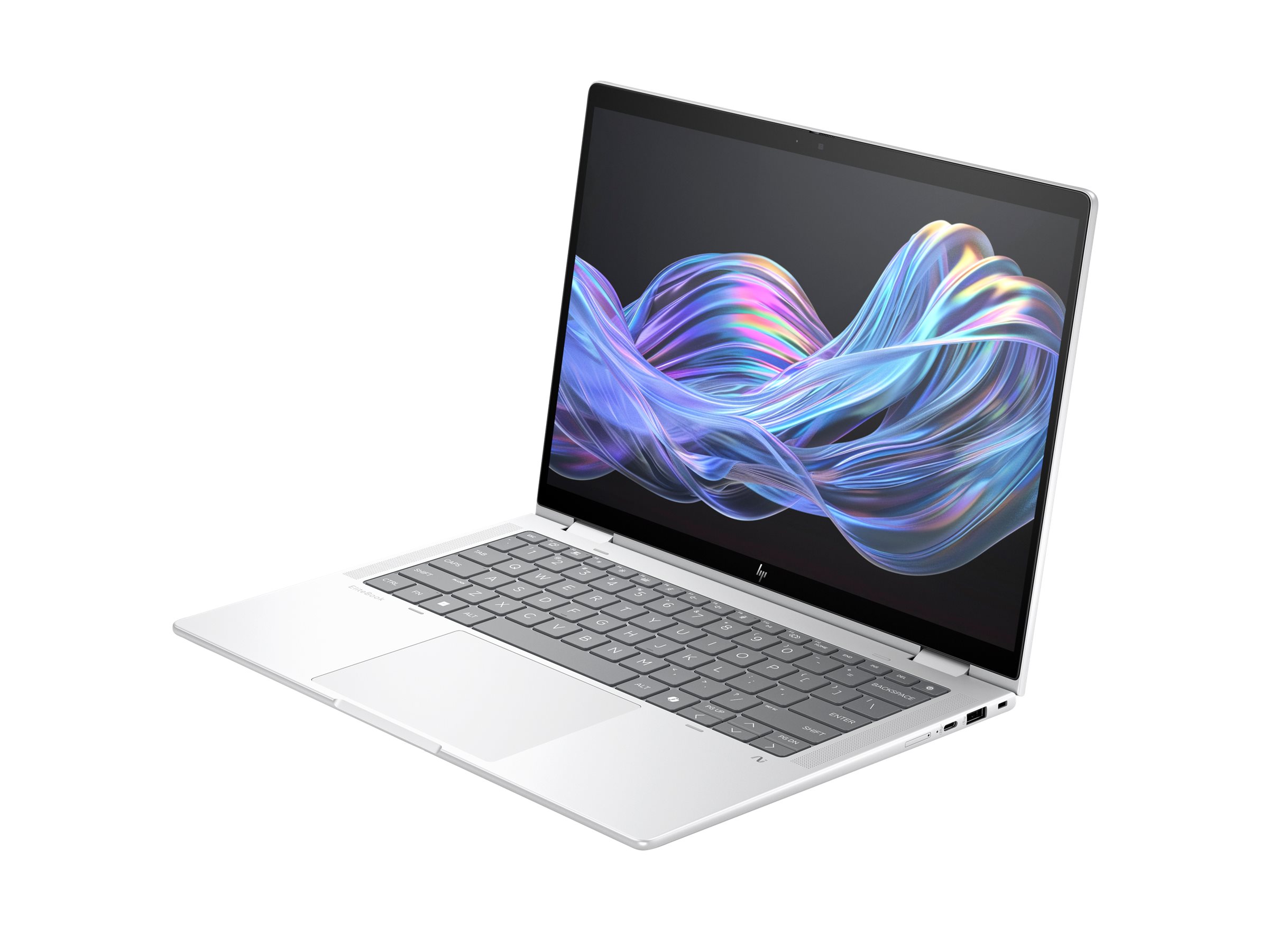HP EliteBook X Flip G1i Notebook Next Gen AI - - IPS Touchscreen HP SureView 5 1920 x 1200 - Wi-Fi 7 - Bluetooth - 5G LTE - Glacier Silver - kbd: Deutsch - mit HP Wolf Pro Security Edition (1 Jahr) HP EliteBook X Flip G1i Notebook Next Gen AI - - IPS Touchscreen HP SureView 5 1920 x 1200 - Wi-Fi 7 - Bluetooth - 5G LTE - Glacier Silver - kbd: Deutsch - mit HP Wolf Pro Security Edition (1 Jahr)