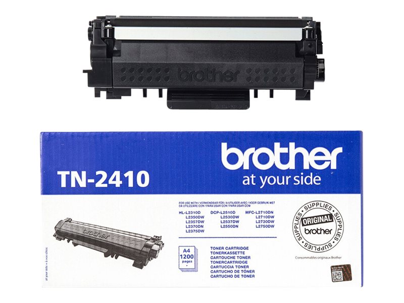 Brother TN2410 - Schwarz - Original - Tonerpatrone - für Brother DCP-L2510 - L2530 - L2537 - L2550 - HL-L2350 - L2370 - L2375 - MFC-L2713 - L2730 - L2750
