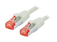 Tecline exertis Connect - Patch-Kabel - RJ-45 (M) zu RJ-45 (M) - 3 m - SSTP-Kabel - CAT 6 - halogenfrei - Grau