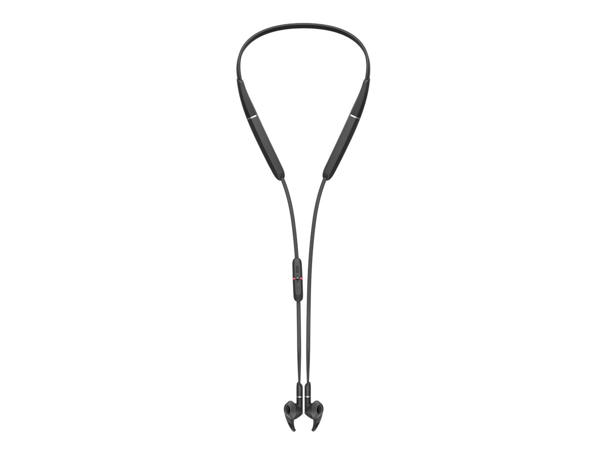 Evolve 65e MS - Ohrhörer mit Mikrofon - im Ohr - hinter dem Nacken angebracht - Bluetooth - kabellos - USB - Geräuschisolierung