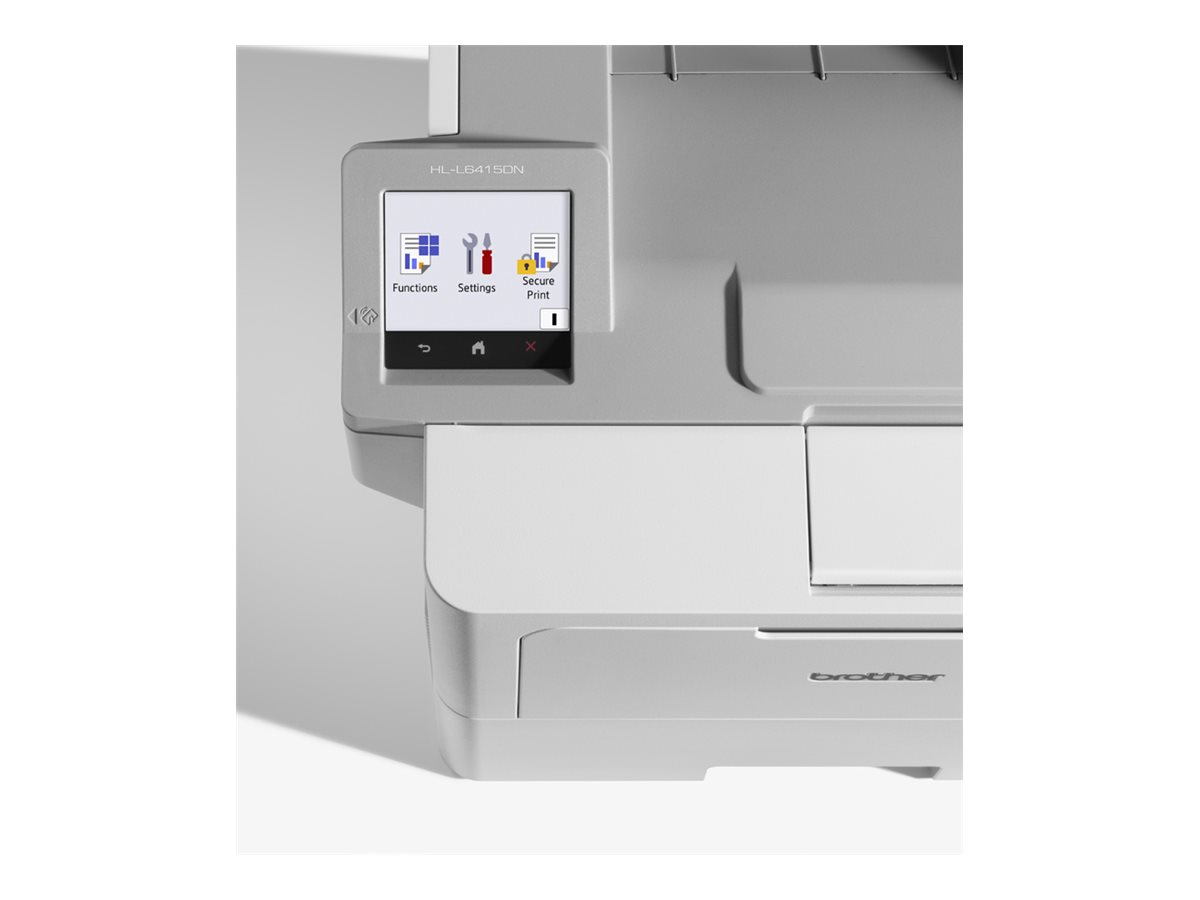 Brother HL-L6415DN - Drucker - s/w - Duplex - - A4/Legal - 1200 x 1200 dpi - bis zu 50 Seiten/Min. - Kapazität: 620 Blätter - USB 2.0 - Gigabit LAN - NFC - USB 2.0-Host - Wi-Fi(n)