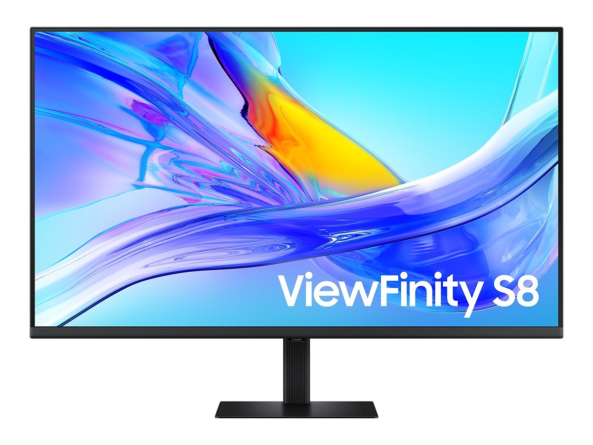 Samsung ViewFinity S8 S37D804UAU - S80UD Series - - 3840 x 2160 UHD @ 60 Hz - VA - 350 cd/m² - 3000:1 - HDR10 - 5 ms - HDMI - DisplayPort - USB-C - Schwarz