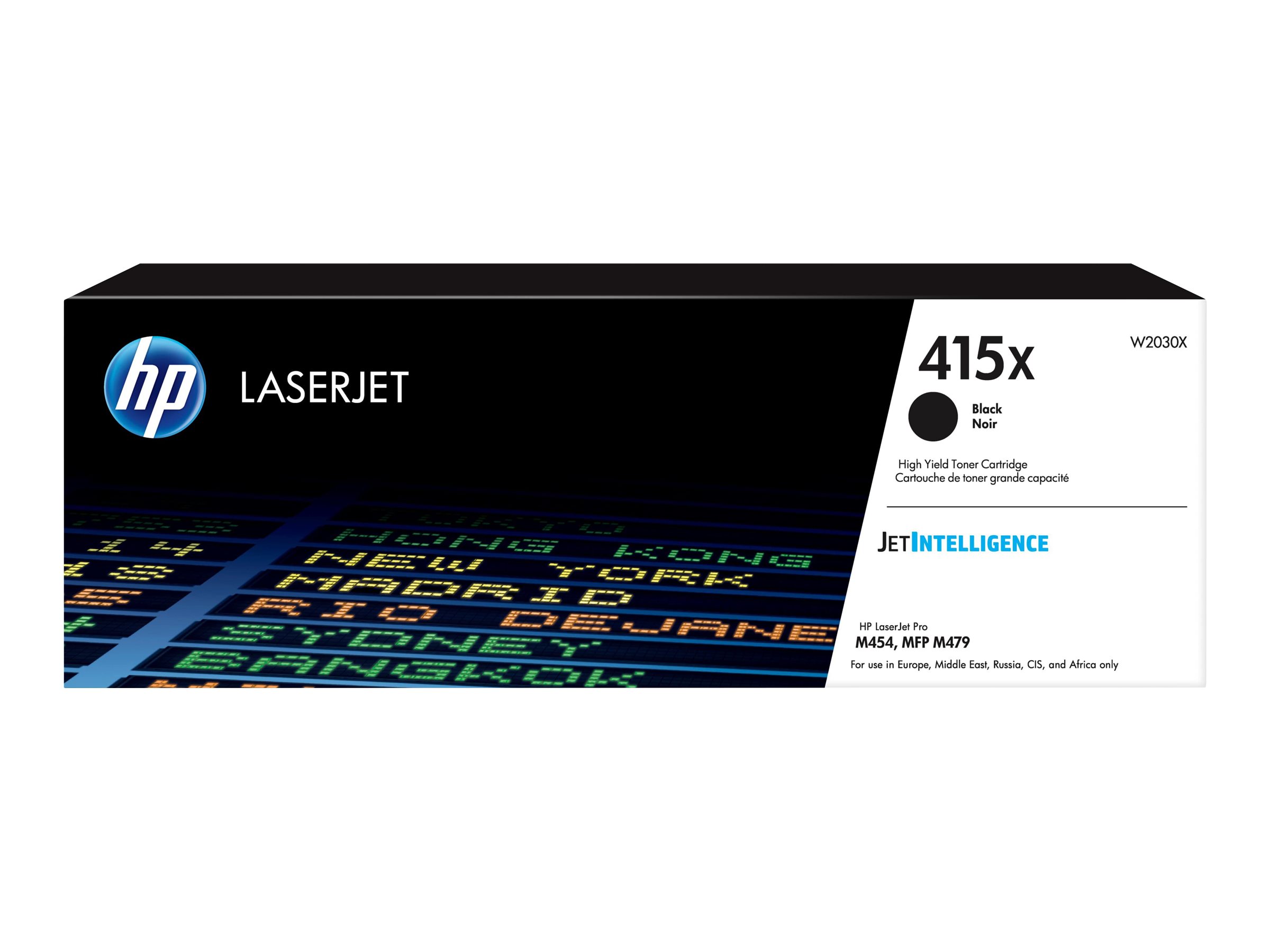 HP 415X Black LaserJet Toner Cartridge - für Color LaserJet Enterprise MFP M480; Color LaserJet Managed E45028; LaserJet Managed E45028