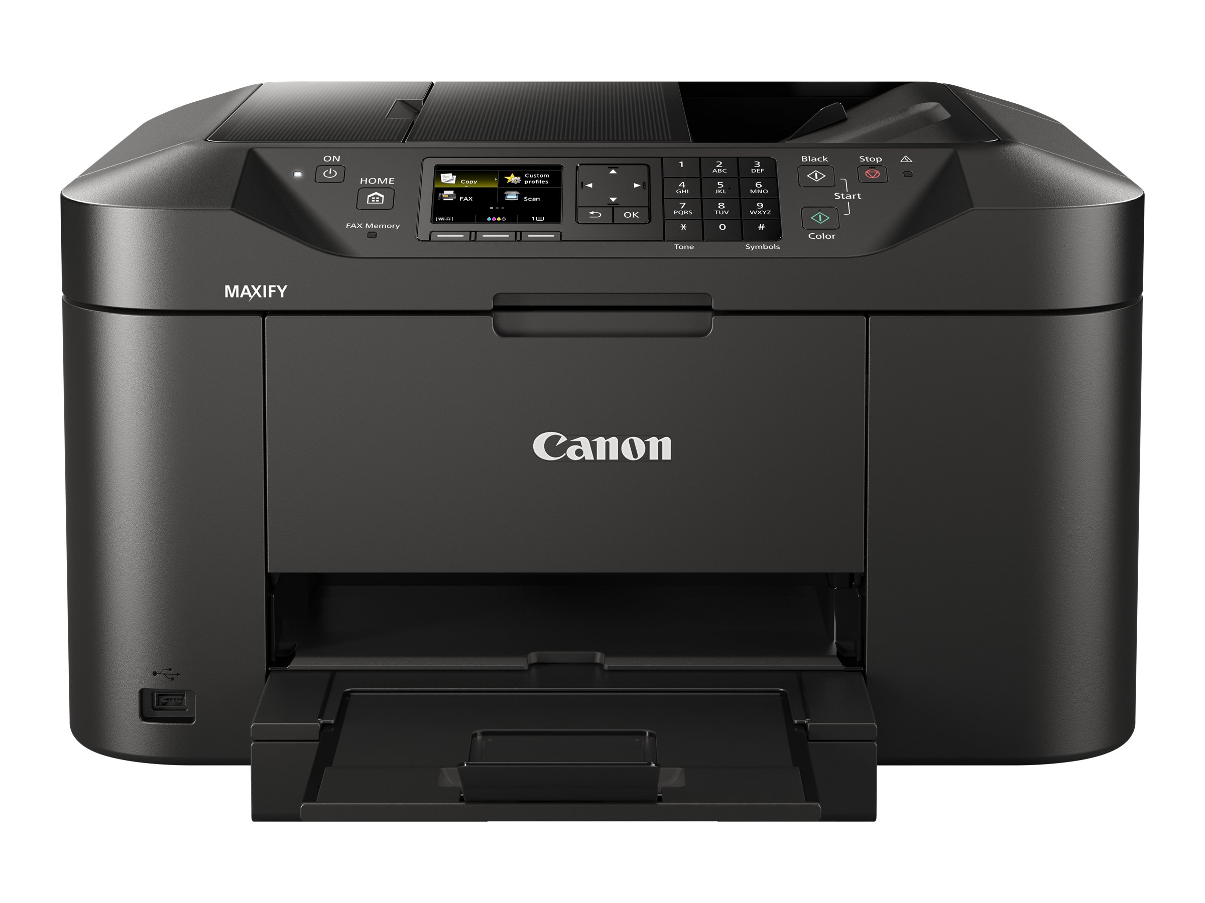 Canon MAXIFY MB2150 - Multifunktionsdrucker - - Legal (216 x 356 mm) (Original) - A4/Legal (Medien) - bis zu 18 Seiten/Min. (Kopieren) - bis zu 19 ipm (Drucken) - 250 Blatt - 33.6 Kbps - Wi-Fi(n) - USB-Host - USB 2.0