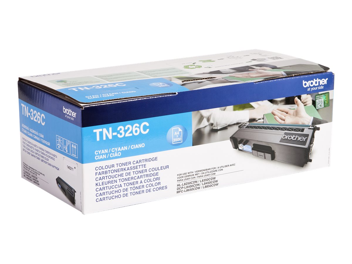Brother TN326C - Cyan - Original - Tonerpatrone - für Brother DCP-L8400 - DCP-L8450 - HL-L8250 - HL-L8350 - MFC-L8650 - MFC-L8850