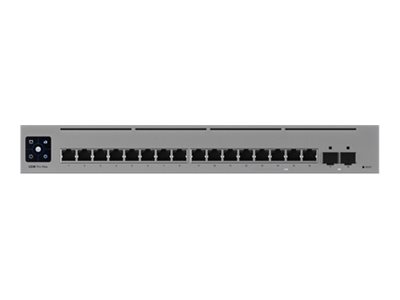 Ubiquiti UniFi Switch Pro Max 16 - Switch - L3 - managed - 12 x 10/100/1000 + 4 x 2.5GBase-T + 2 x 10 Gigabit Ethernet - Desktop - an Rack montierbar - wandmontierbar Ubiquiti UniFi Switch Pro Max 16 - Switch - L3 - managed - 12 x 10/100/1000 + 4 x 2.5GBase-T + 2 x 10 Gigabit Ethernet - Desktop - an Rack montierbar - wandmontierbar