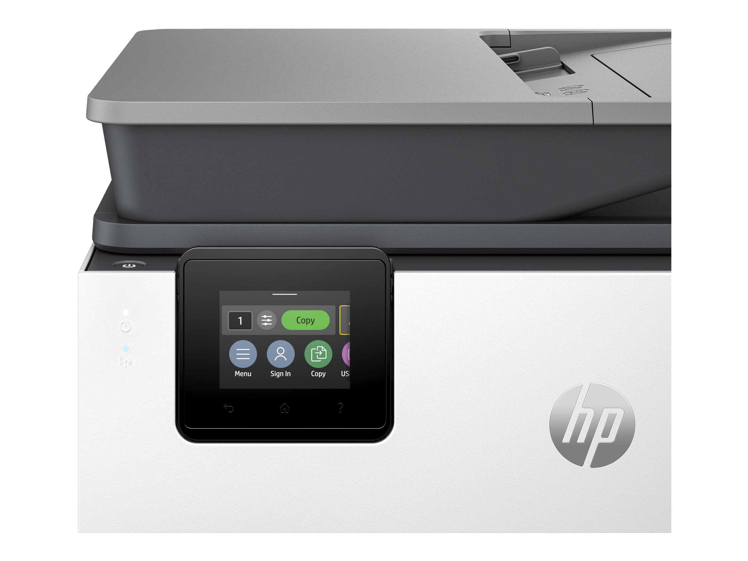 HP Officejet Pro 9120b All-in-One - - (Original) - A4/Legal (Medien) - bis zu 19 Seiten/Min. (Kopieren) - bis zu 20 Seiten/Min. (Drucken) - 250 Blatt - 33.6 Kbps - USB 2.0 - USB 2.0-Host - LAN - Wi-Fi(n) - Cement HP Officejet Pro 9120b All-in-One - - (Original) - A4/Legal (Medien) - bis zu 19 Seiten/Min. (Kopieren) - bis zu 20 Seiten/Min. (Drucken) - 250 Blatt - 33.6 Kbps - USB 2.0 - USB 2.0-Host - LAN - Wi-Fi(n) - Cement