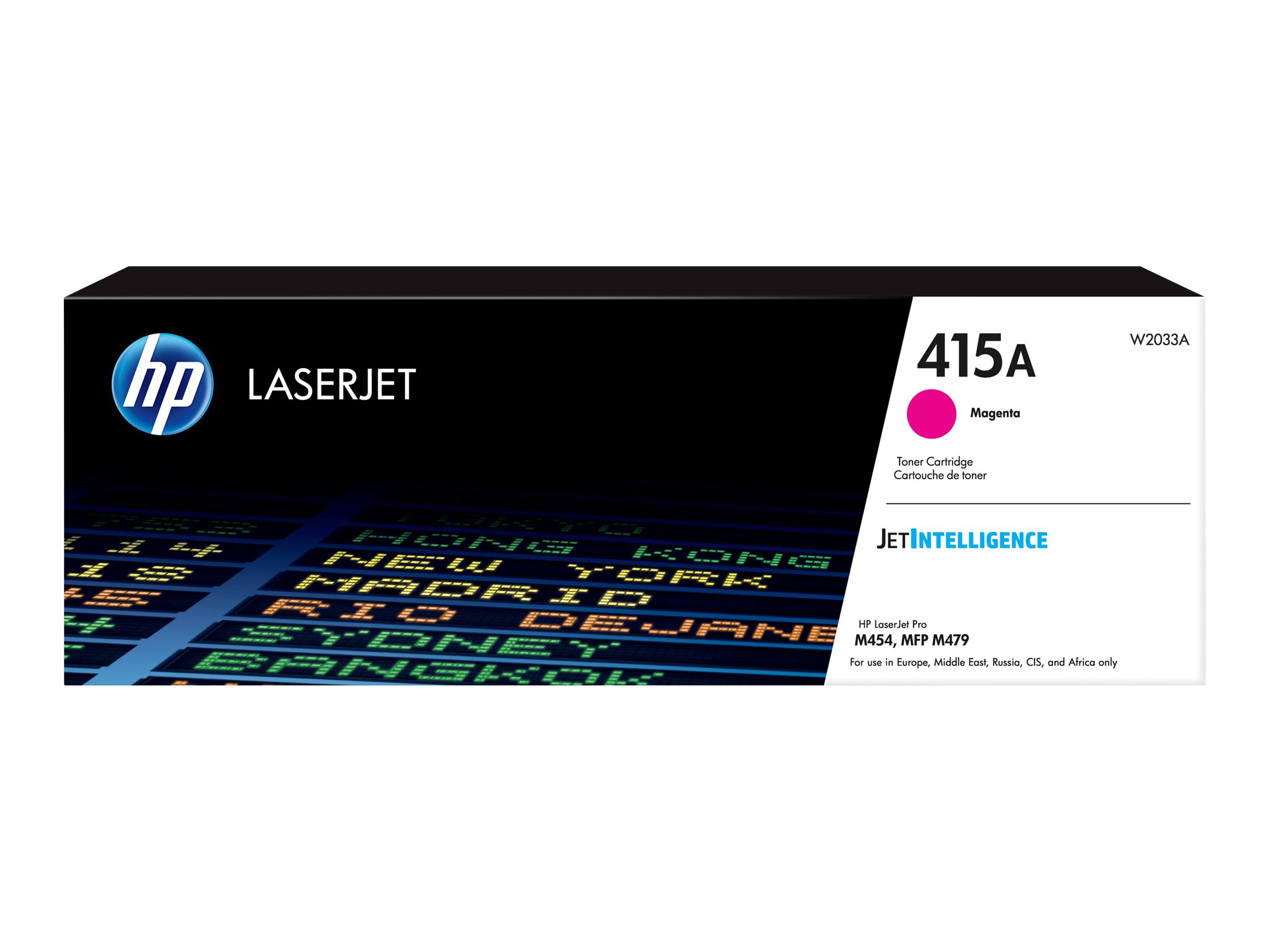 HP 415A - Magenta - original - LaserJet - Tonerpatrone (W2033A) - für Color LaserJet Enterprise MFP M480; Color LaserJet Managed E45028; LaserJet Managed E45028