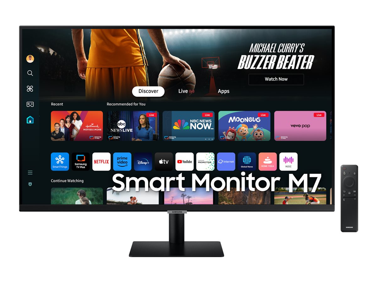 Samsung S32DM700UU - M70D Series - LED-Monitor - - 3840 x 2160 4K @ 60 Hz - VA - 300 cd/m² - 3000:1 - HDR10 - 4 ms - HDMI - USB-C - Lautsprecher - Schwarz