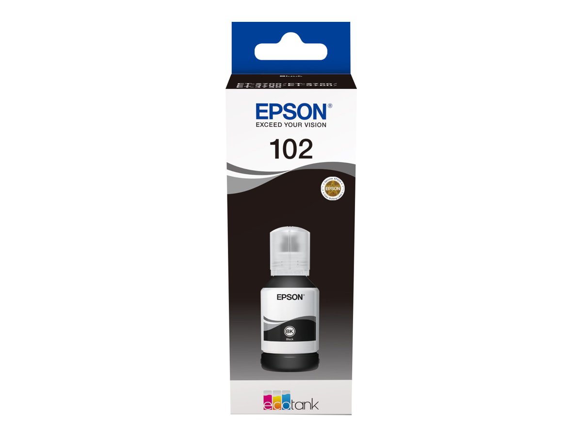 Epson EcoTank 102 - 127 ml - Schwarz - original - - für EcoTank ET-15000 - 2750 - 2751 - 2756 - 2850 - 2851 - 2856 - 2955 - 3850 - 4750 - 4850 - 4856 - 4951