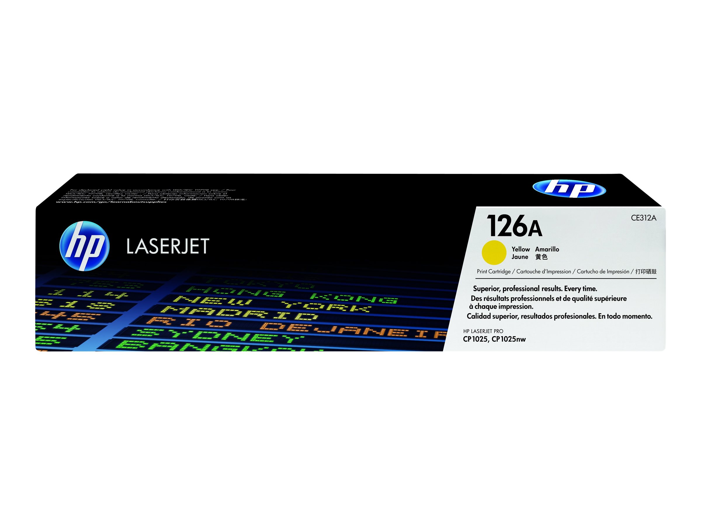 HP 126A - Gelb - Original - LaserJet - Tonerpatrone (CE312A) - für Color LaserJet Pro CP1025; LaserJet Pro MFP M175; TopShot LaserJet Pro M275 HP 126A - Gelb - Original - LaserJet - Tonerpatrone (CE312A) - für Color LaserJet Pro CP1025; LaserJet Pro MFP M175; TopShot LaserJet Pro M275