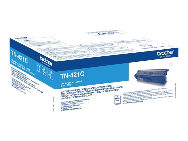 Brother TN421C - Cyan - Original - Tonerpatrone - für Brother DCP-L8410 - HL-L8260 - HL-L8360 - MFC-L8690 - MFC-L8900 Brother TN421C - Cyan - Original - Tonerpatrone - für Brother DCP-L8410 - HL-L8260 - HL-L8360 - MFC-L8690 - MFC-L8900