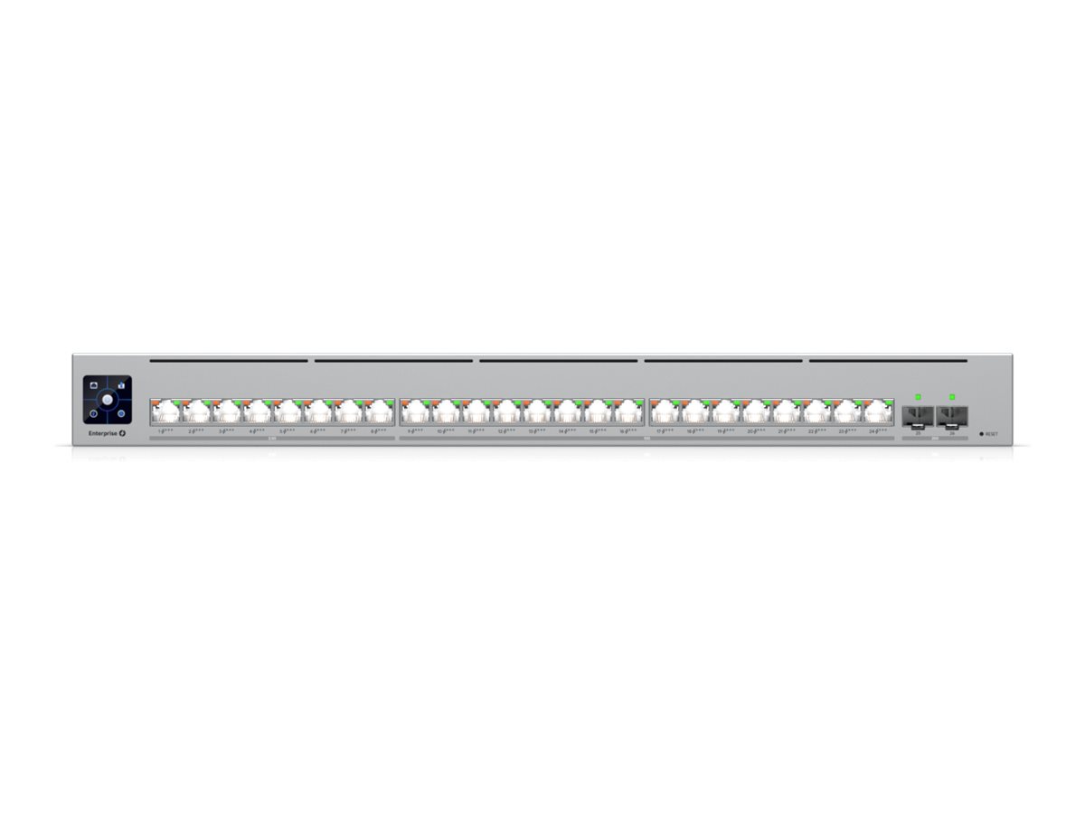 Ubiquiti UniFi Enterprise Campus 24 PoE - Switch - - für P/N: UACC-AOC-SFP28-5M Ubiquiti UniFi Enterprise Campus 24 PoE - Switch - - für P/N: UACC-AOC-SFP28-5M
