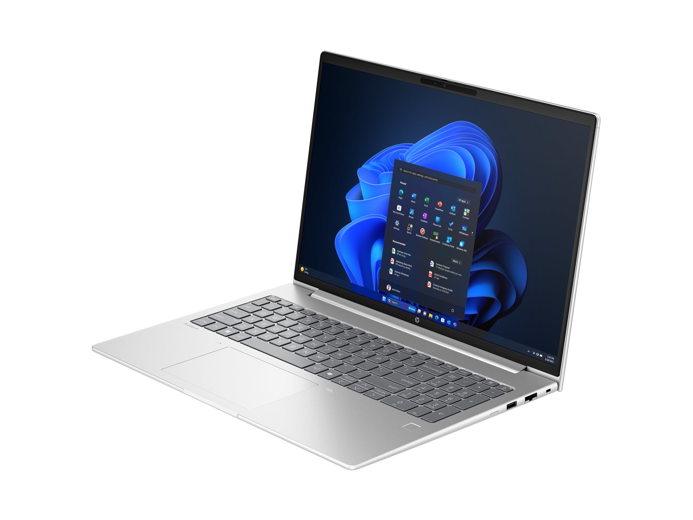 HP ProBook 4 16 G1i Notebook AI - 177-GradScharnierdesign - Intel Core Ultra 5 225U / 1.5 - IPS 1920 x 1200 - Wi-Fi 7 - Bluetooth - Schnellaluminium in Silber - kbd: Deutsch