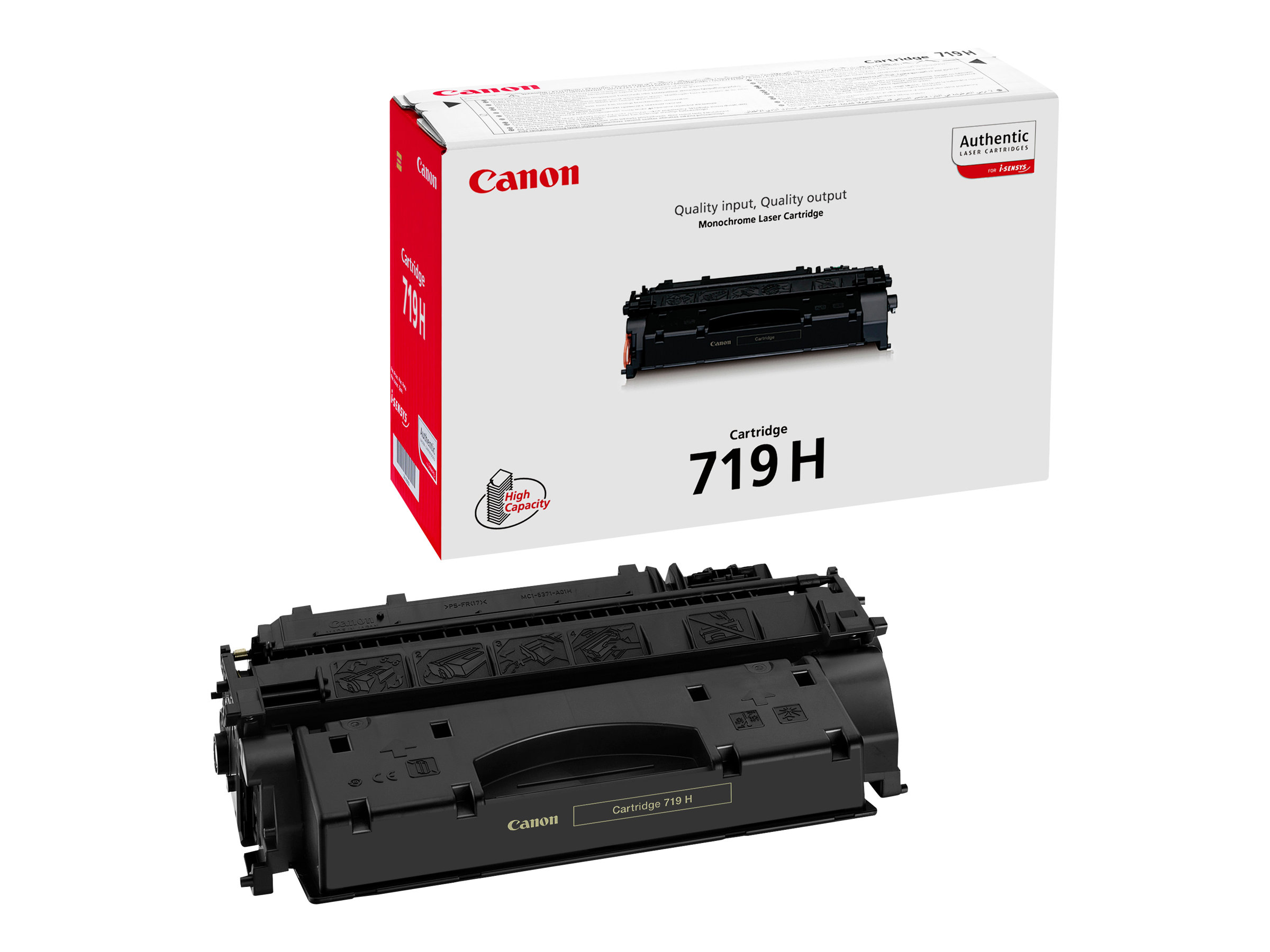 TONER CRG 719H - Tonerpatrone - für i-SENSYS LBP251 - LBP252 - LBP253 - LBP6310 - MF411 - MF416 - MF418 - MF419 - MF6140 - MF6180