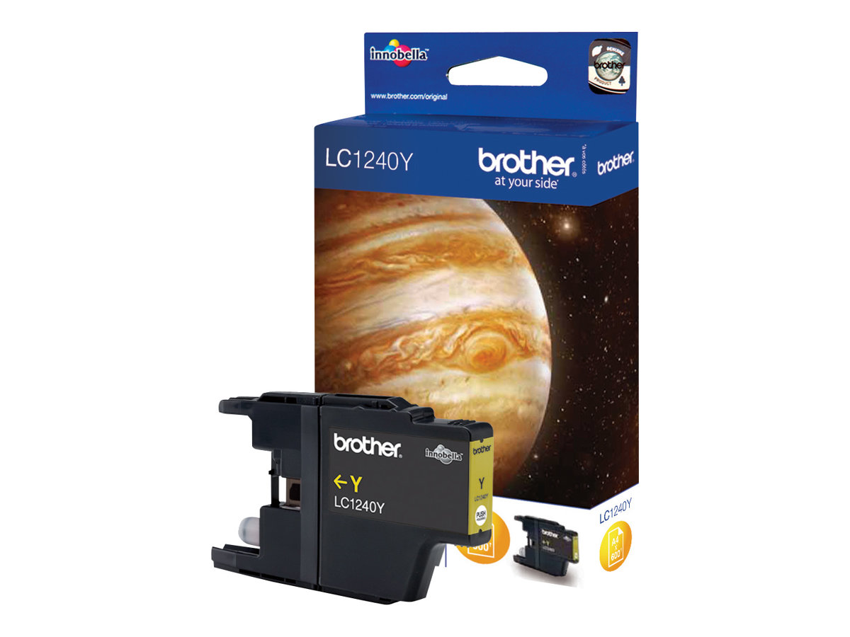 Brother LC1240Y - Gelb - Original - Tintenpatrone - für Brother DCP-J525 - J725 - J925 - MFC-J430 - J5910 - J625 - J6510 - J6710 - J6910 - J825 Brother LC1240Y - Gelb - Original - Tintenpatrone - für Brother DCP-J525 - J725 - J925 - MFC-J430 - J5910 - J625 - J6510 - J6710 - J6910 - J825