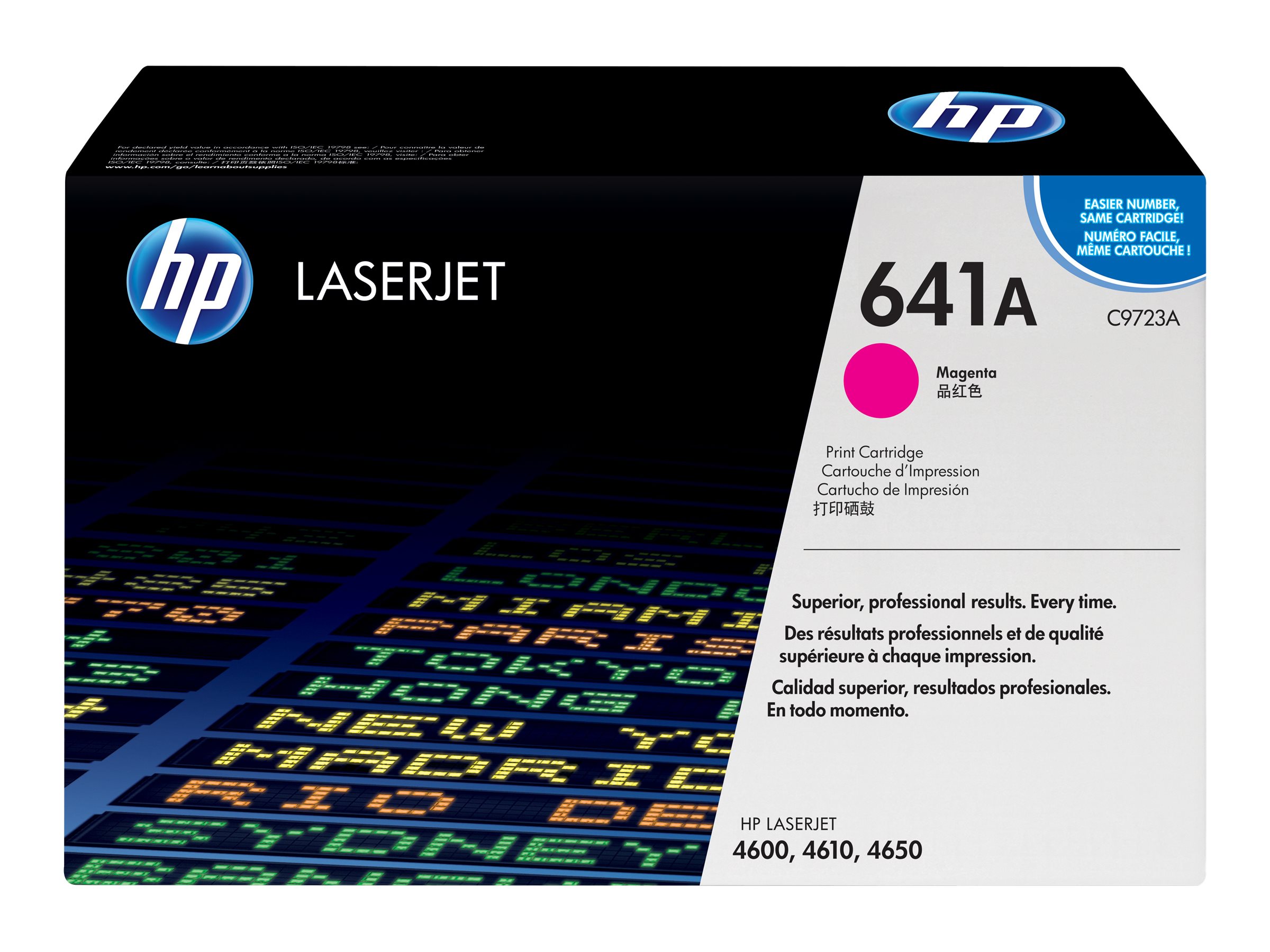 HP 641A - Magenta - Original - LaserJet - Tonerpatrone (C9723A) - für Color LaserJet 4600 - 4610 - 4650 HP 641A - Magenta - Original - LaserJet - Tonerpatrone (C9723A) - für Color LaserJet 4600 - 4610 - 4650