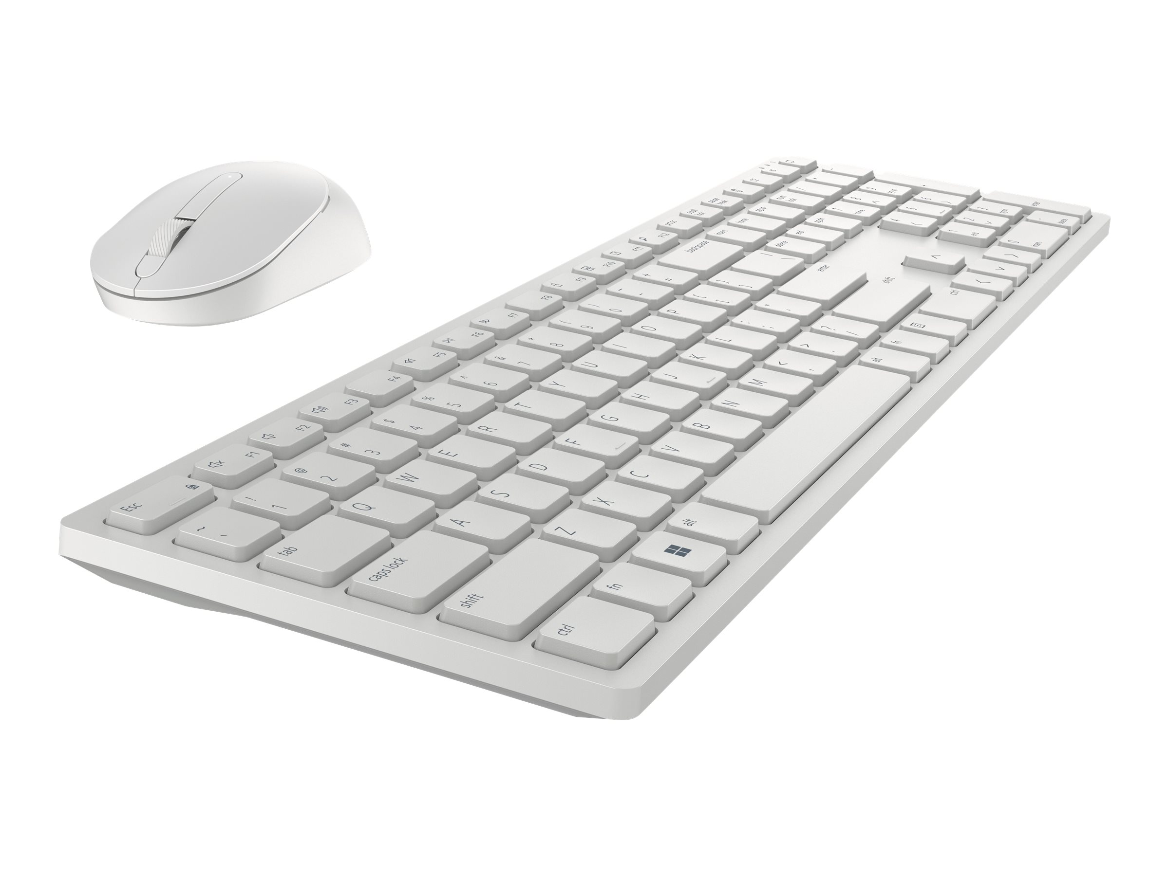 Dell Pro KM5221W - Tastatur-und-Maus-Set - - 2.4 GHz - QWERTZ - Deutsch - weiß - mit 3 years NBD Advance Exchange