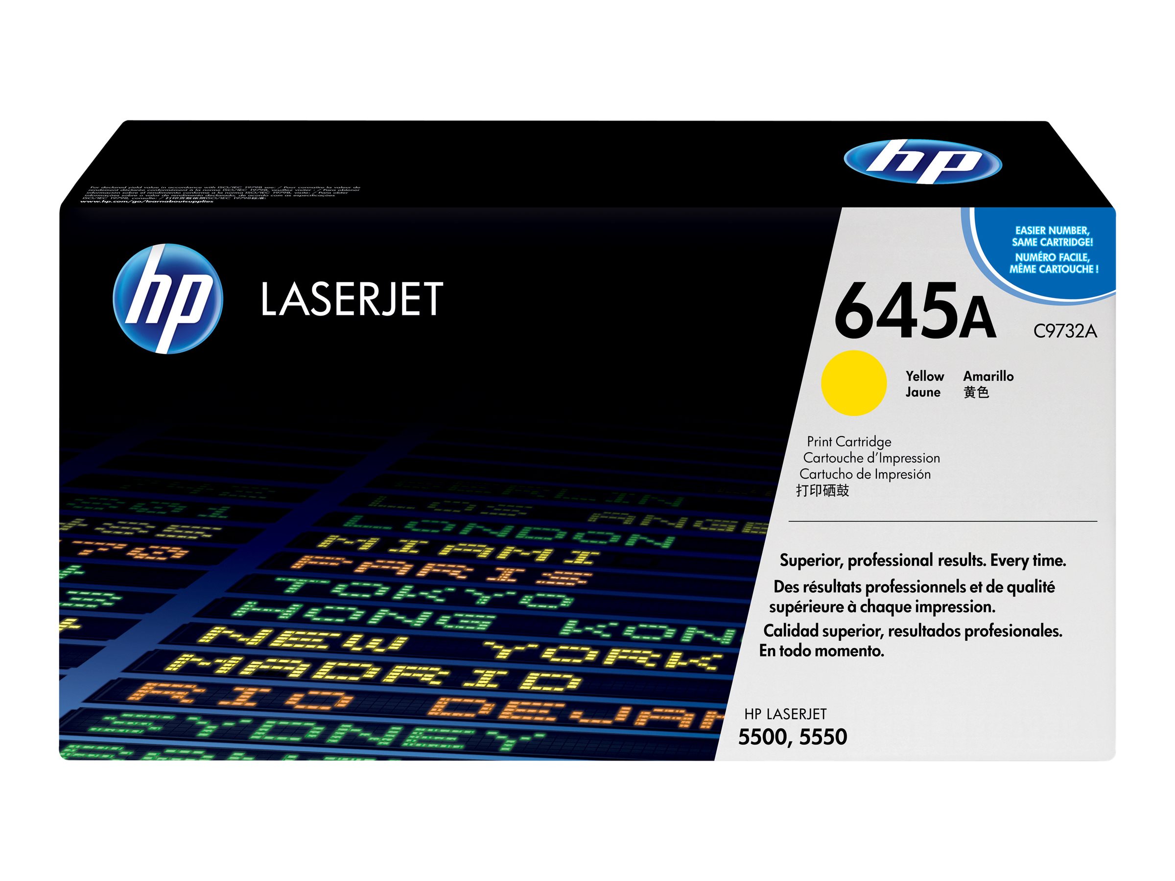 HP Toner C9732A gelb für HP Color LaserJet 5500 Serie - für Color LaserJet 5500 - 5550