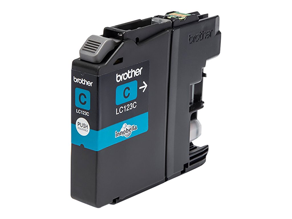 Brother LC123C - Hohe Ergiebigkeit - Cyan - Original - Tintenpatrone - für Brother DCP-J132 - J152 - J172 - J552 - J752 - MFC-J245 - J470 - J650 - J6520 - J6720 - J6920 - J870