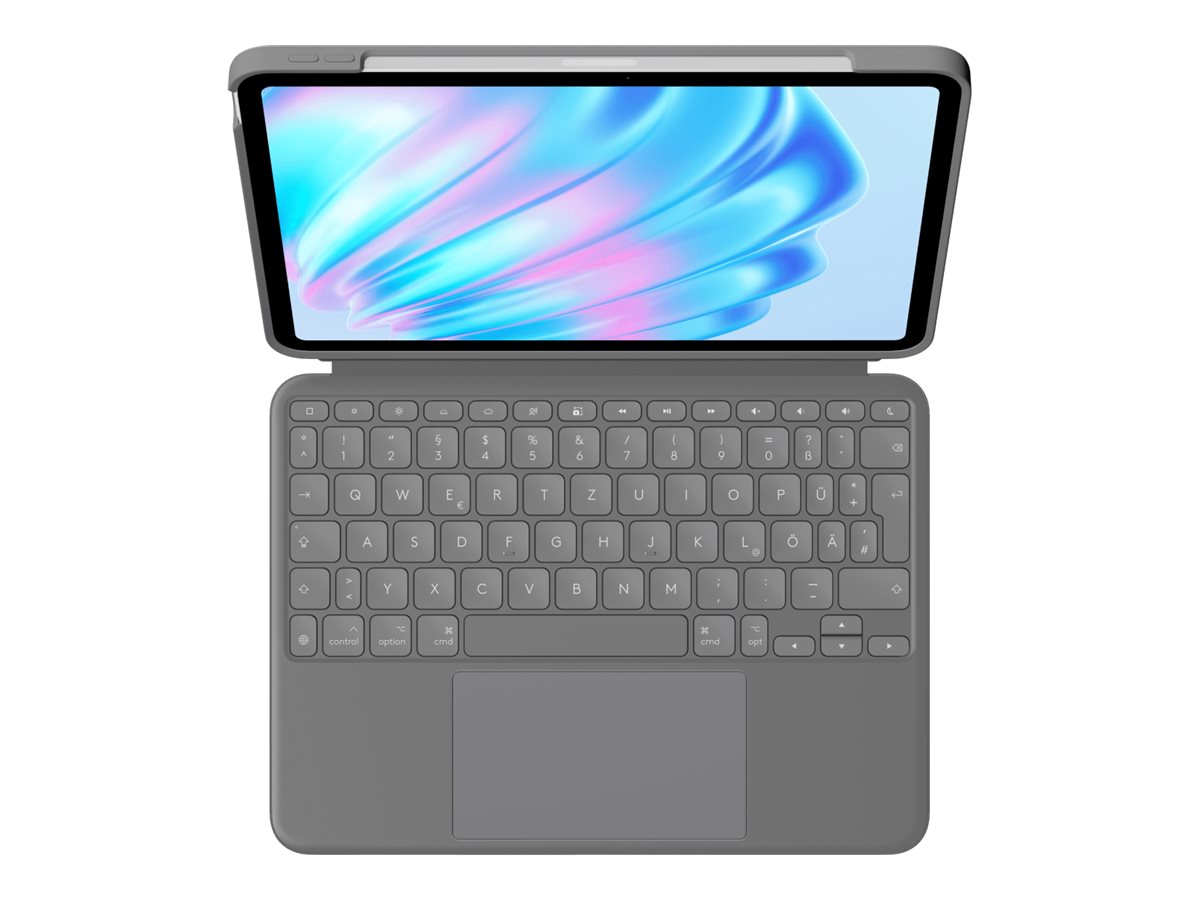 Logitech Combo Touch - Tastatur und Foliohülle - 11-inch iPad Air (M2)