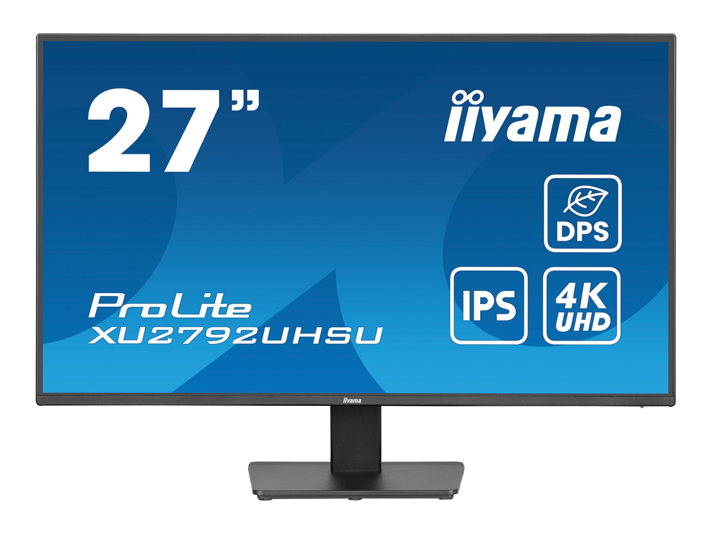 Iiyama ProLite XU2792UHSU-B6 - LED-Monitor - 68.5 - 3840 x 2160 4K @ 60 Hz - IPS - 350 cd/m² - 1300:1 - 4 ms - HDMI - DisplayPort - USB-C - Lautsprecher - mattschwarz