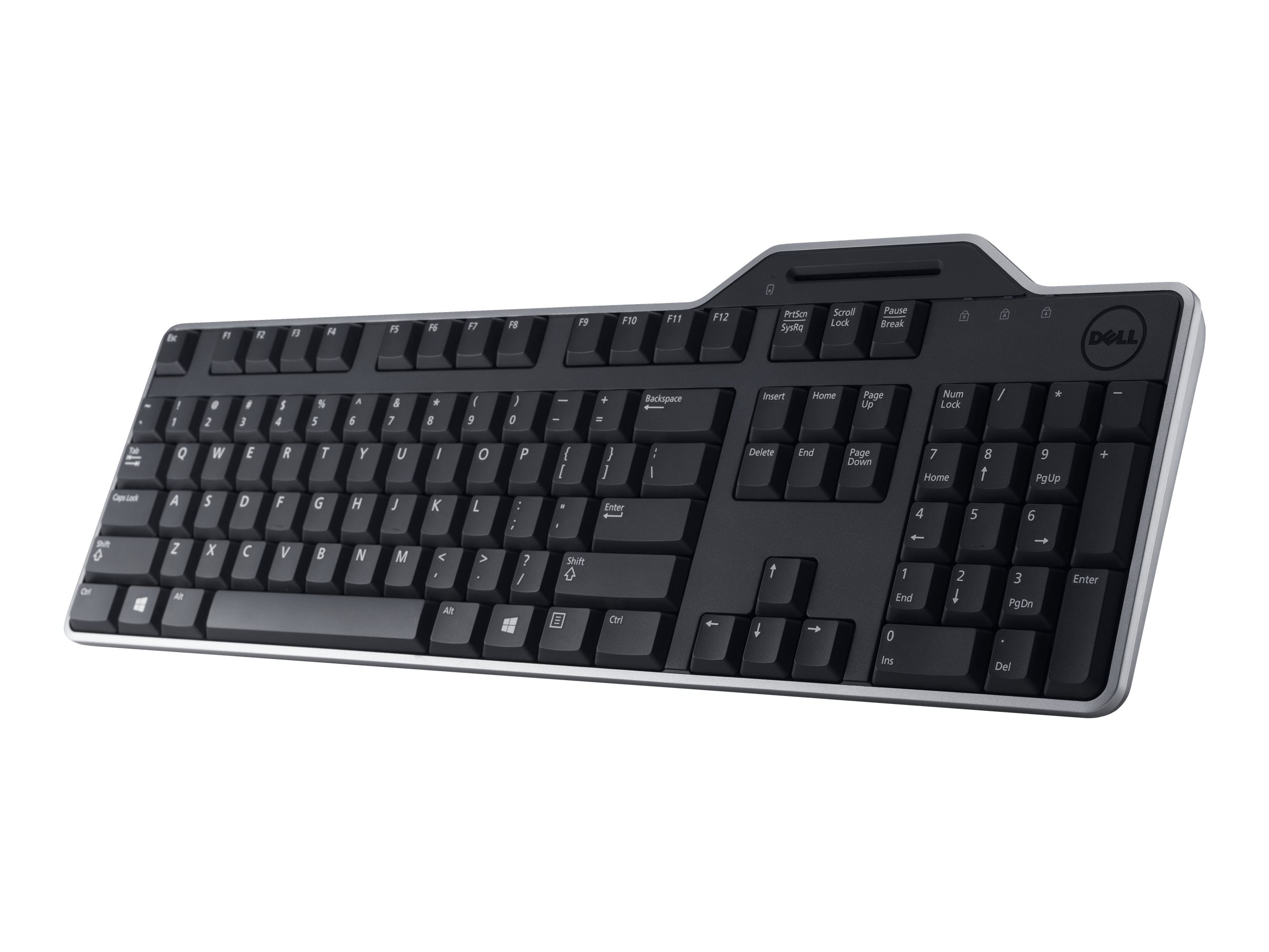 Dell KB813 Smartcard - Tastatur - USB - Deutsch - Schwarz - für Inspiron 17R 57XX - 17R 7720; Latitude D630; OptiPlex 50XX - 5250 - 90XX; XPS One 27XX Dell KB813 Smartcard - Tastatur - USB - Deutsch - Schwarz - für Inspiron 17R 57XX - 17R 7720; Latitude D630; OptiPlex 50XX - 5250 - 90XX; XPS One 27XX