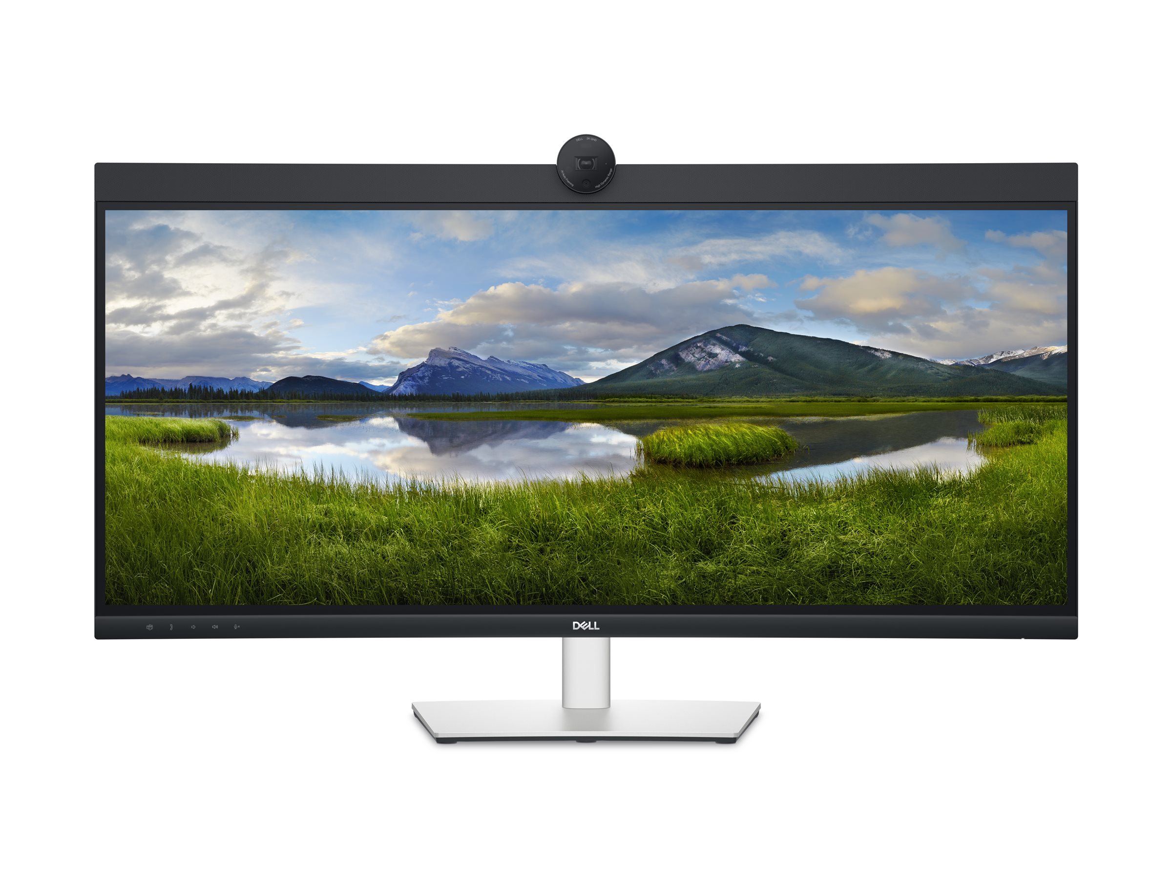 Dell P3424WEB LED-Monitor gebogen 86.4cm 34" - (34.14" sichtbar) - 3440 x 1440 WQHD @ 60 Hz - IPS - 300 cd/m² - 1000:1 - 5 ms - HDMI - DisplayPort - mit 3 Jahre eingeschränkte Hardwaregarantie mit Advanced Exchange Service und Premium Panel Austausch