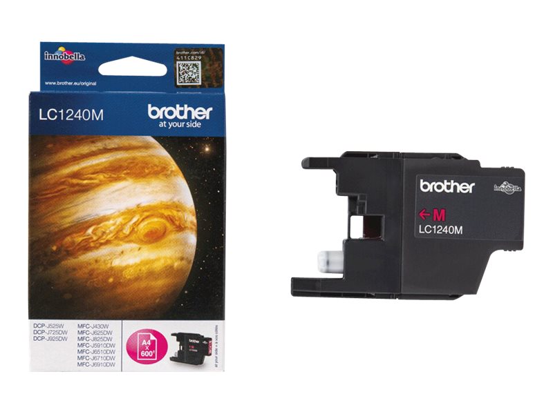 Brother LC1240M - Magenta - Original - Tintenpatrone - für Brother DCP-J525 - J725 - J925 - MFC-J430 - J5910 - J625 - J6510 - J6710 - J6910 - J825 Brother LC1240M - Magenta - Original - Tintenpatrone - für Brother DCP-J525 - J725 - J925 - MFC-J430 - J5910 - J625 - J6510 - J6710 - J6910 - J825