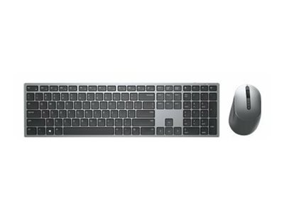Dell Premier Wireless Keyboard and Mouse KM7321W - Tastatur-und-Maus-Set - kabellos - 2.4 GHz - Bluetooth 5.0 - QWERTZ - Deutsch - Titan Gray