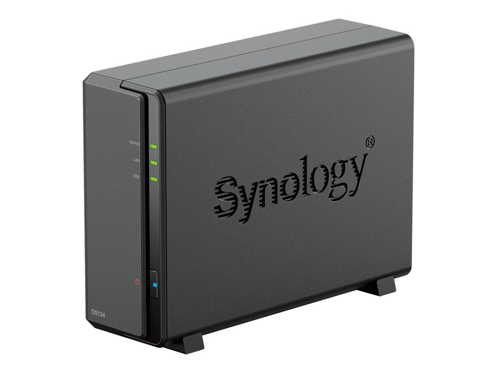 Synology Disk Station DS124 - NAS-Server - RAM 1 - Gigabit Ethernet - iSCSI Support