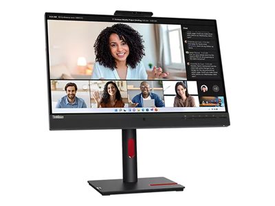Lenovo ThinkVision T24mv-30 - LED-Monitor - 61 cm (24") - (23.8" sichtbar) - 1920 x 1080 Full HD (1080p) - IPS - 250 cd/m² - 1000:1 - 4 ms - HDMI - DisplayPort - USB-C - Lautsprecher - Raven Black - Campus