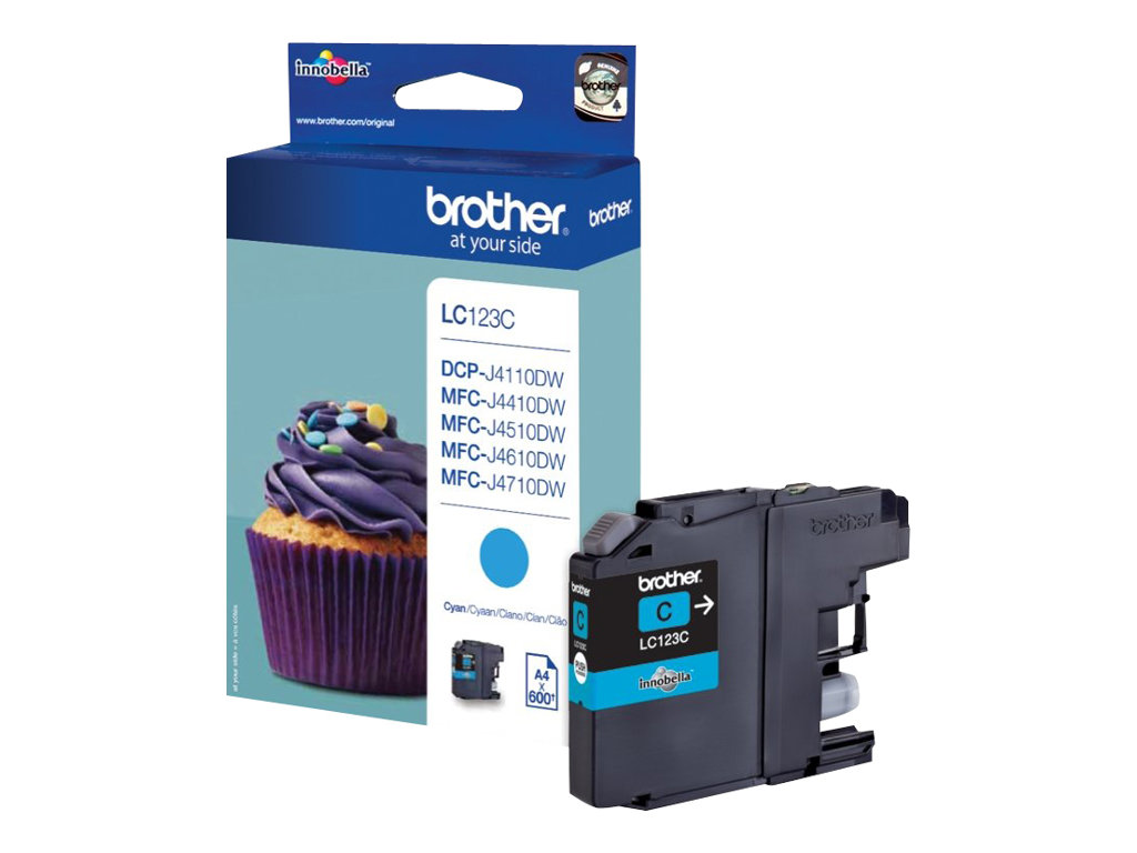 Brother LC123C - Hohe Ergiebigkeit - Cyan - Original - Tintenpatrone - für Brother DCP-J132 - J152 - J172 - J552 - J752 - MFC-J245 - J470 - J650 - J6520 - J6720 - J6920 - J870 Brother LC123C - Hohe Ergiebigkeit - Cyan - Original - Tintenpatrone - für Brother DCP-J132 - J152 - J172 - J552 - J752 - MFC-J245 - J470 - J650 - J6520 - J6720 - J6920 - J870