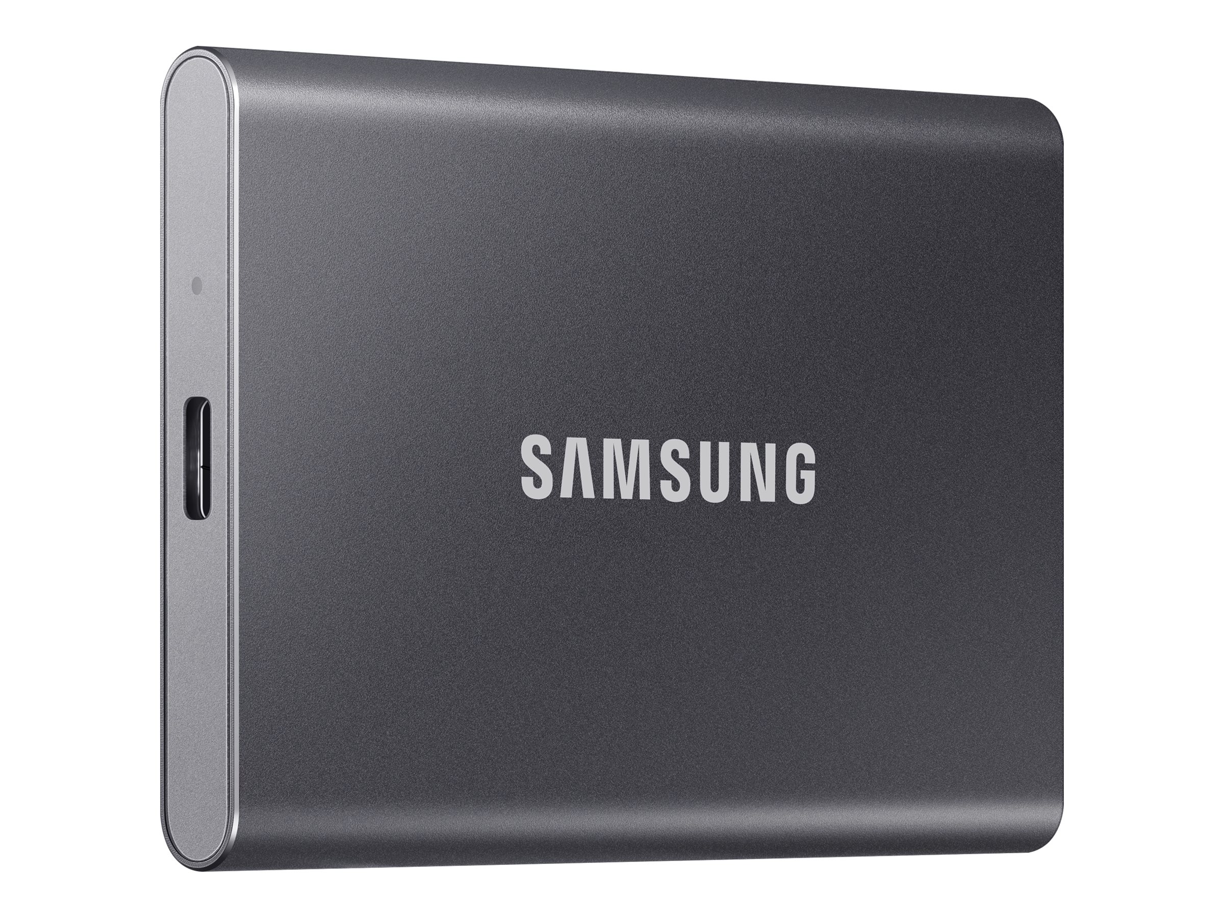 Samsung T7 MU-PC2T0T - SSD - verschlüsselt - 2 TB - extern (tragbar) - USB 3.2 Gen 2 (USB-C Steckverbinder) - 256-Bit-AES - Titan Gray Samsung T7 MU-PC2T0T - SSD - verschlüsselt - 2 TB - extern (tragbar) - USB 3.2 Gen 2 (USB-C Steckverbinder) - 256-Bit-AES - Titan Gray