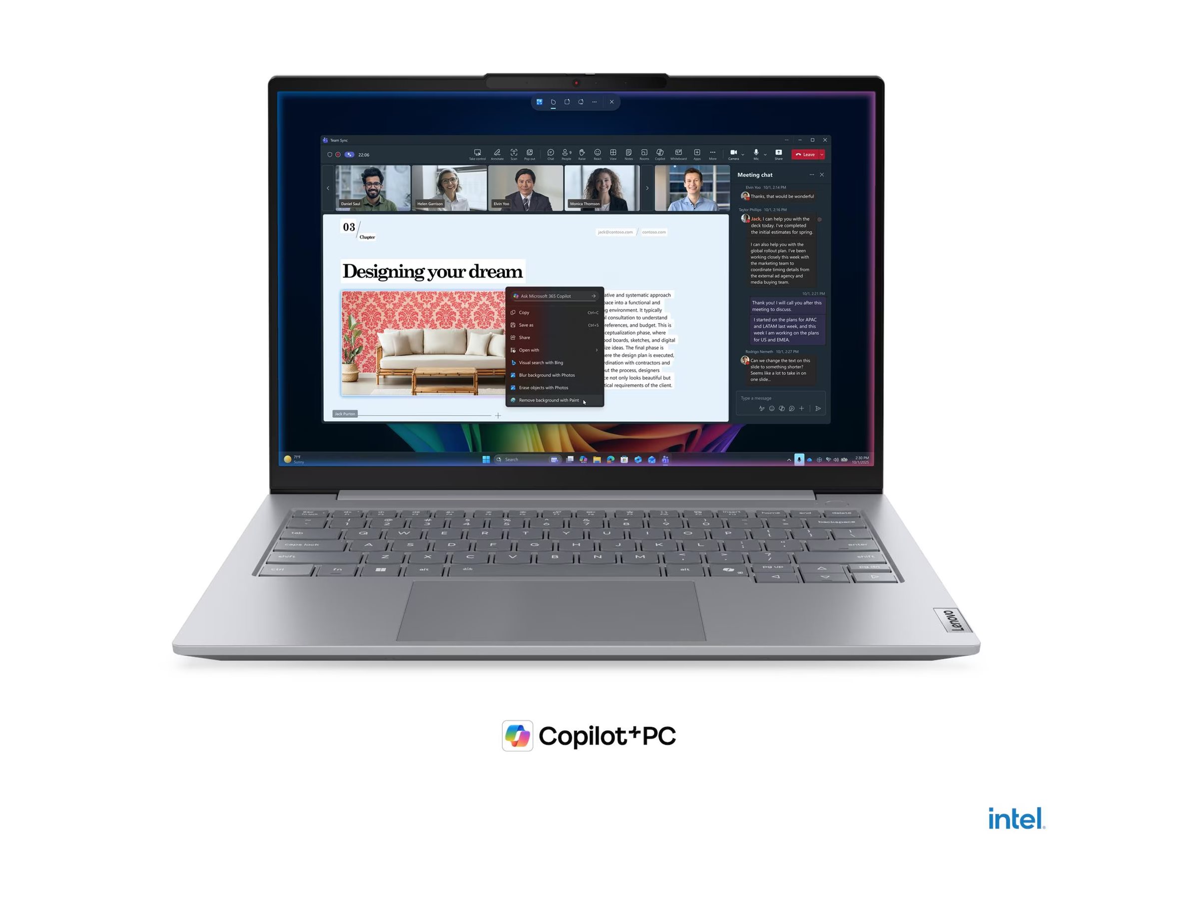 Lenovo ThinkBook 14 G9 IPL 21UX - Intel Core Ultra - IPS 1920 x 1200 - Wi-Fi 7 - Bluetooth - Arctic Grey - kbd: Deutsch - mit 1 Jahr Lenovo Premier Support