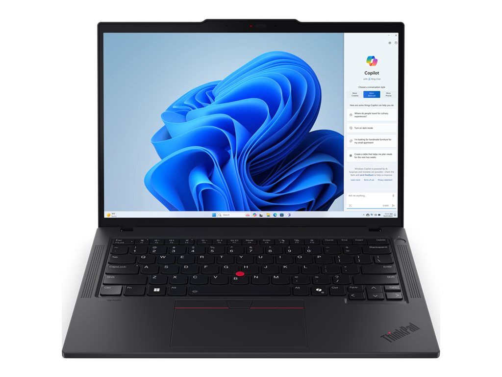 Lenovo ThinkPad T14 Gen 5 21MC - IPS 1920 x 1200 - Wi-Fi 6E - Bluetooth - Schwarz - kbd: Deutsch - mit 1 Jahr Lenovo Premier Support