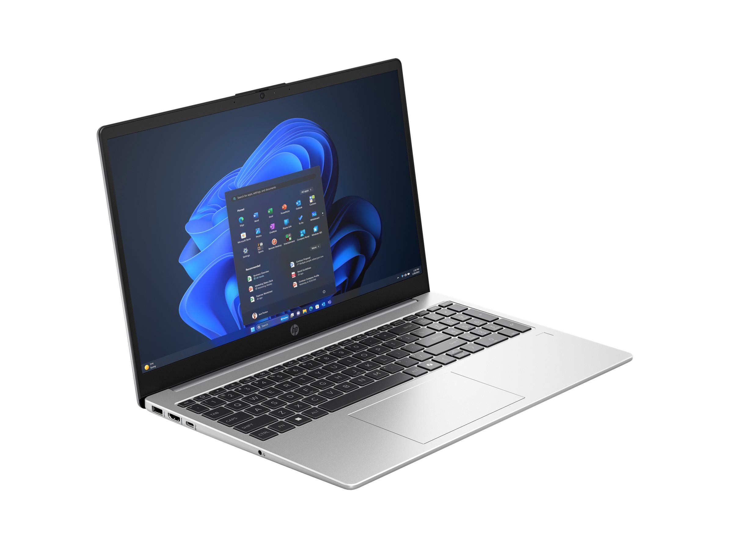 HP 250R G10 Notebook - Intel Core 5 120U / 1.4 GHz - IPS 1920 x 1080 (Full HD) - Wi-Fi 6 - Turbo Silber - kbd: Deutsch HP 250R G10 Notebook - Intel Core 5 120U / 1.4 GHz - IPS 1920 x 1080 (Full HD) - Wi-Fi 6 - Turbo Silber - kbd: Deutsch