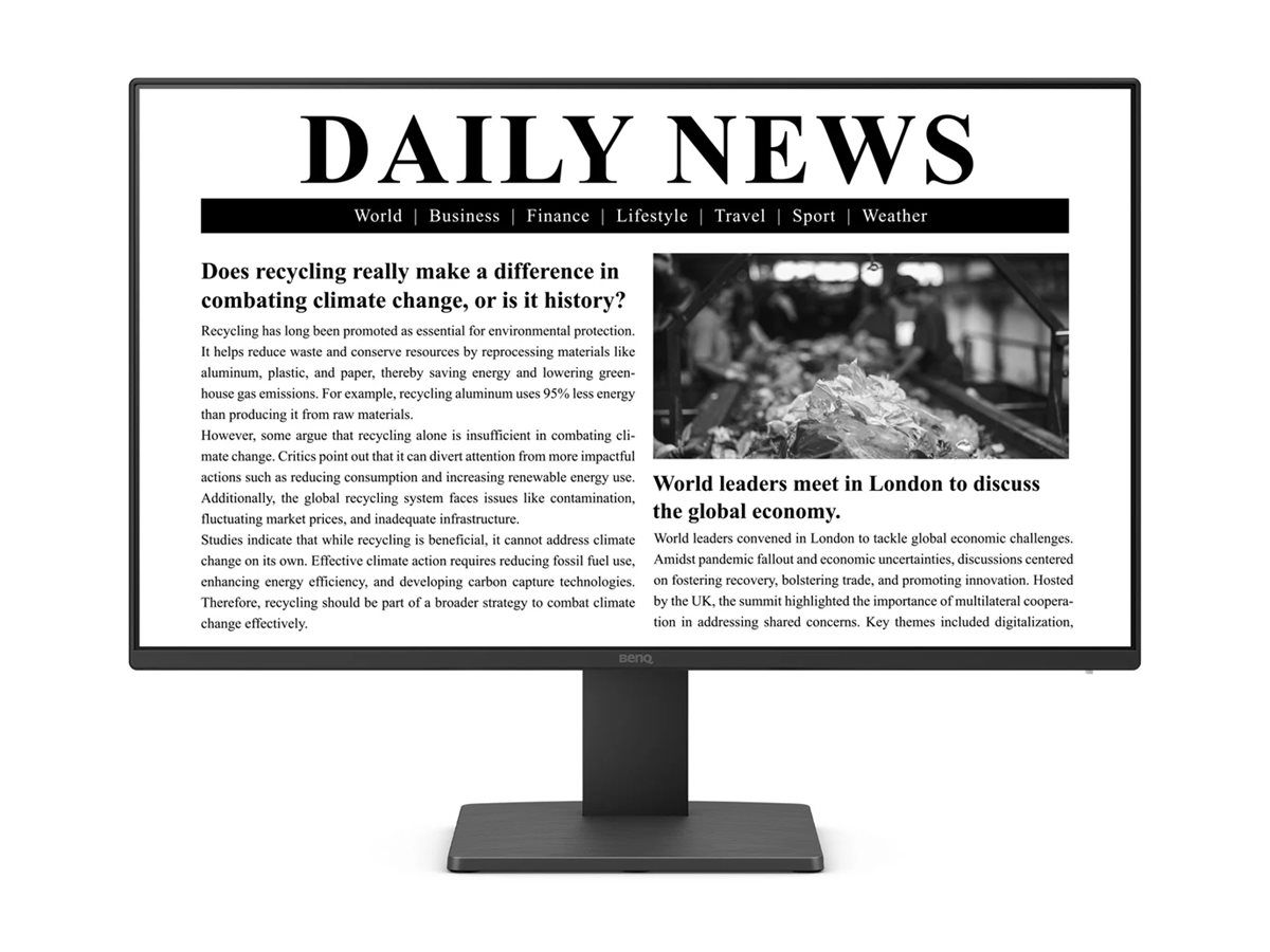 BenQ GW2791 - LED-Monitor - 68.6 cm (27") - 1920 x - @ 100 Hz - IPS - 250 cd/m² - 1300:1 - 5 ms - HDMI - DisplayPort