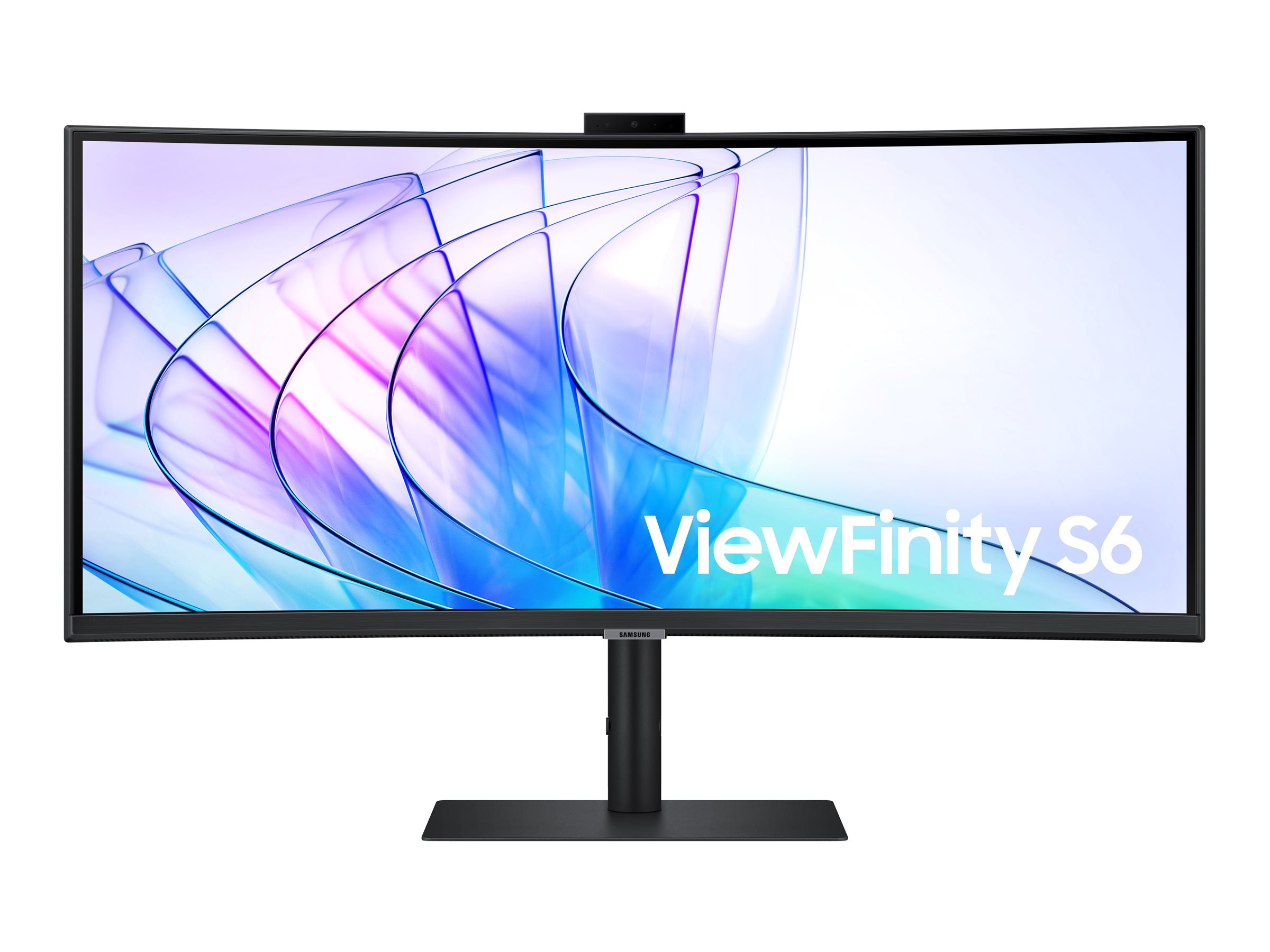 Samsung ViewFinity S6 S34C652VAU - S65VC Series - LED-Monitor - gebogen - 86 cm (34") - 3440 x 1440 UWQHD @ 100 Hz - VA - 350 cd/m² - 3000:1 - HDR10 - 5 ms - HDMI - DisplayPort - USB-C - Lautsprecher - Schwarz
