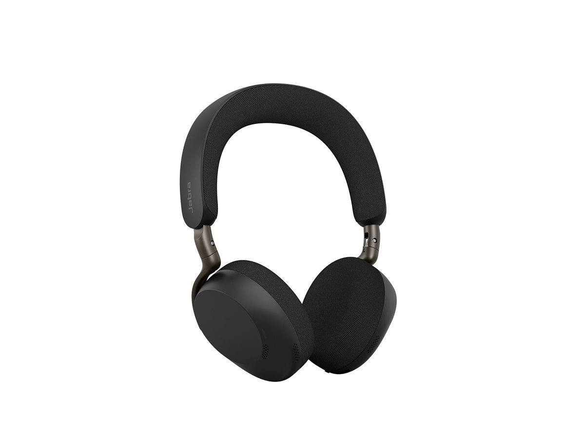 Jabra Evolve3 75 UC - Headset - On-Ear - Bluetooth - kabellos - aktive Rauschunterdrückung - USB-C über Bluetooth-Adapter - Schwarz - mit kabelloses Ladepad - UC-zertifiziert - Zoom-zertifiziert - Google Meet-zertifiziert Jabra Evolve3 75 UC - Headset - On-Ear - Bluetooth - kabellos - aktive Rauschunterdrückung - USB-C über Bluetooth-Adapter - Schwarz - mit kabelloses Ladepad - UC-zertifiziert - Zoom-zertifiziert - Google Meet-zertifiziert