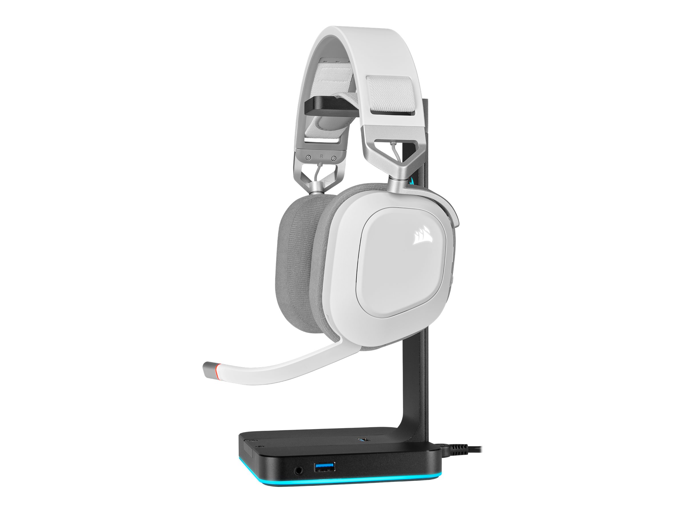 Corsair HS80 RGB - Headset - 2,4 GHz - kabellos - USB - weiß