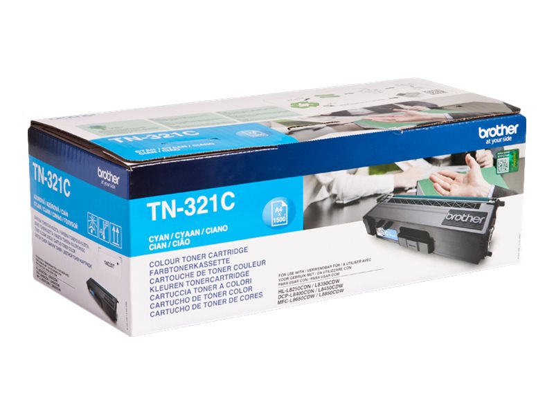 Brother TN321C - Cyan - Original - Tonerpatrone - für Brother DCP-L8400 - DCP-L8450 - HL-L8250 - HL-L8350 - MFC-L8650 - MFC-L8850 Brother TN321C - Cyan - Original - Tonerpatrone - für Brother DCP-L8400 - DCP-L8450 - HL-L8250 - HL-L8350 - MFC-L8650 - MFC-L8850