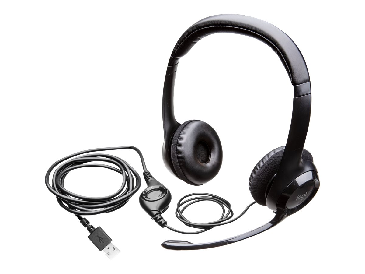 Logitech H390 USB Headset ohrumschließend kabelgebunden - kabelgebunden