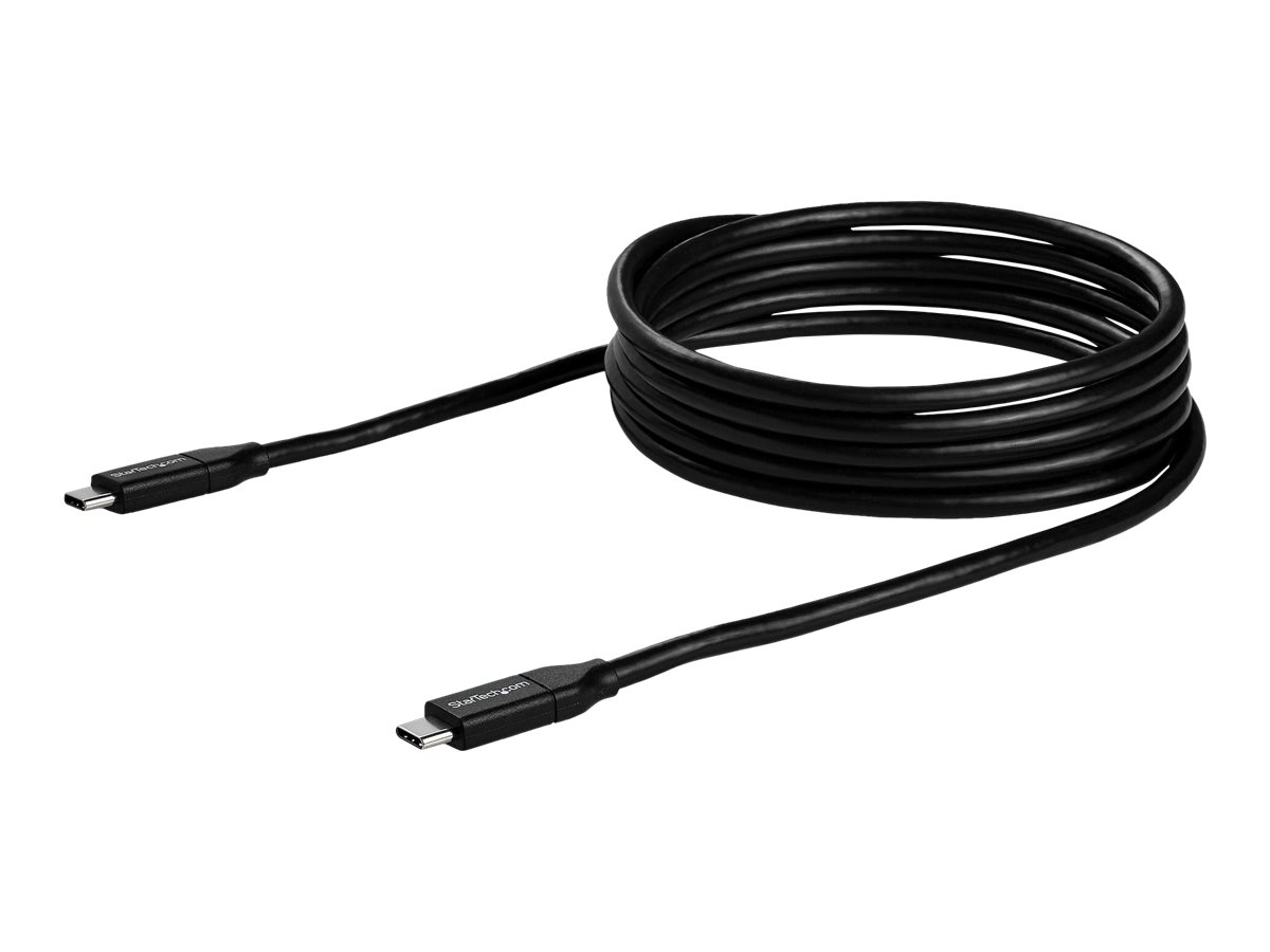 USB-C auf USB-C Kabel mit 5A Power DeliverySt/St 2,0m schwarz - gerade zu 24 pin USB-C (M) gerade - Thunderbolt 3 / USB 2.0 / USB 3.0 / USB 3.1 - 5 A - 2 m - Schwarz USB-C auf USB-C Kabel mit 5A Power DeliverySt/St 2,0m schwarz - gerade zu 24 pin USB-C (M) gerade - Thunderbolt 3 / USB 2.0 / USB 3.0 / USB 3.1 - 5 A - 2 m - Schwarz