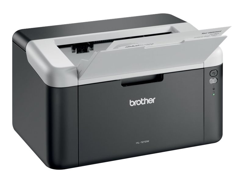 Brother HL-1212W - Drucker - s/w - Laser - - 2400 x 600 dpi - bis zu 20 Seiten/Min. - Kapazität: 150 Blätter - USB 2.0 - Wi-Fi(n) Brother HL-1212W - Drucker - s/w - Laser - - 2400 x 600 dpi - bis zu 20 Seiten/Min. - Kapazität: 150 Blätter - USB 2.0 - Wi-Fi(n)