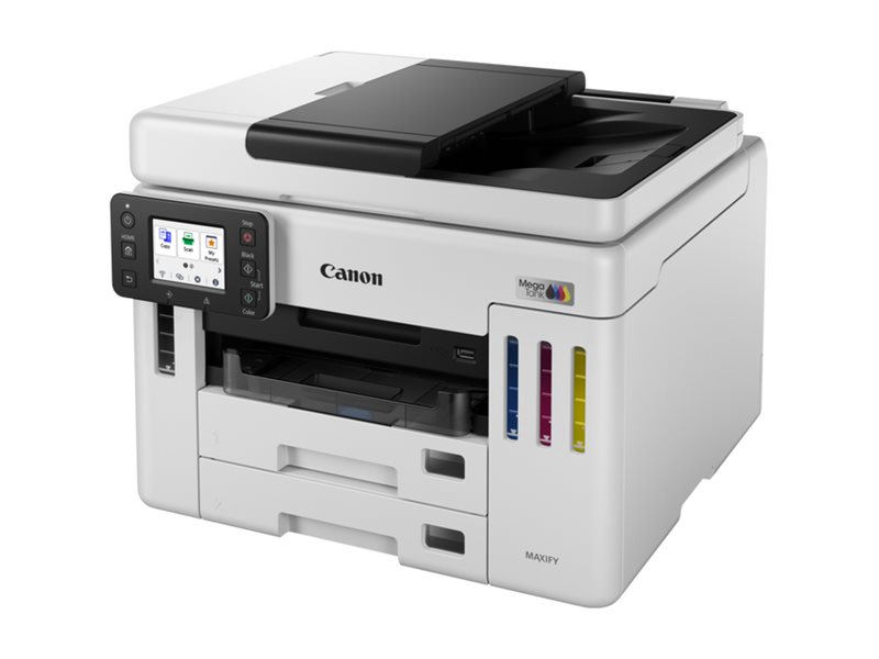 Canon MAXIFY GX7150 MegaTank - - A4 (210 x 297 mm) (Original) - A4/Legal (Medien) - bis zu 24 ipm (Drucken) - 600 Blatt - 33.6 Kbps - USB 2.0 - Wi-Fi(n) - LAN