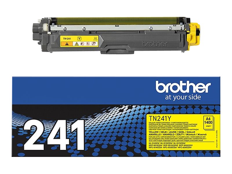Brother TN241Y - Gelb - Original - Tonerpatrone - für Brother DCP-9015 - DCP-9020 - HL-3140 - HL-3150 - HL-3170 - MFC-9140 - MFC-9330 - MFC-9340 Brother TN241Y - Gelb - Original - Tonerpatrone - für Brother DCP-9015 - DCP-9020 - HL-3140 - HL-3150 - HL-3170 - MFC-9140 - MFC-9330 - MFC-9340